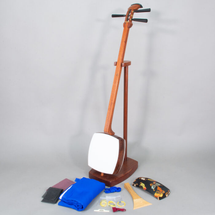 SH-0206 Min'yo Shamisen (Karin wood - complete set)