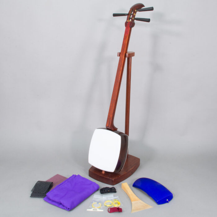 SH-0207 Min'yo Shamisen (Karin wood - complete set)
