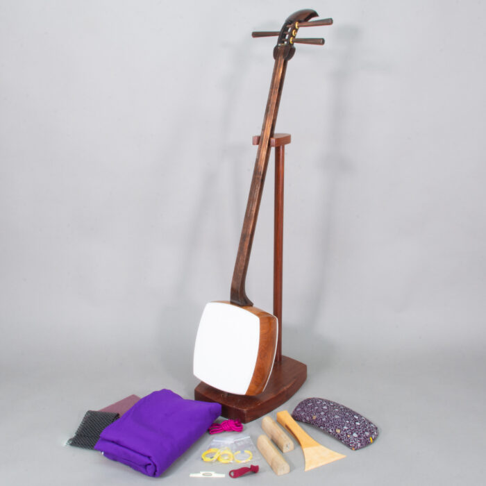 SH-0236 Nagauta Shamisen (Karin wood - complete set)