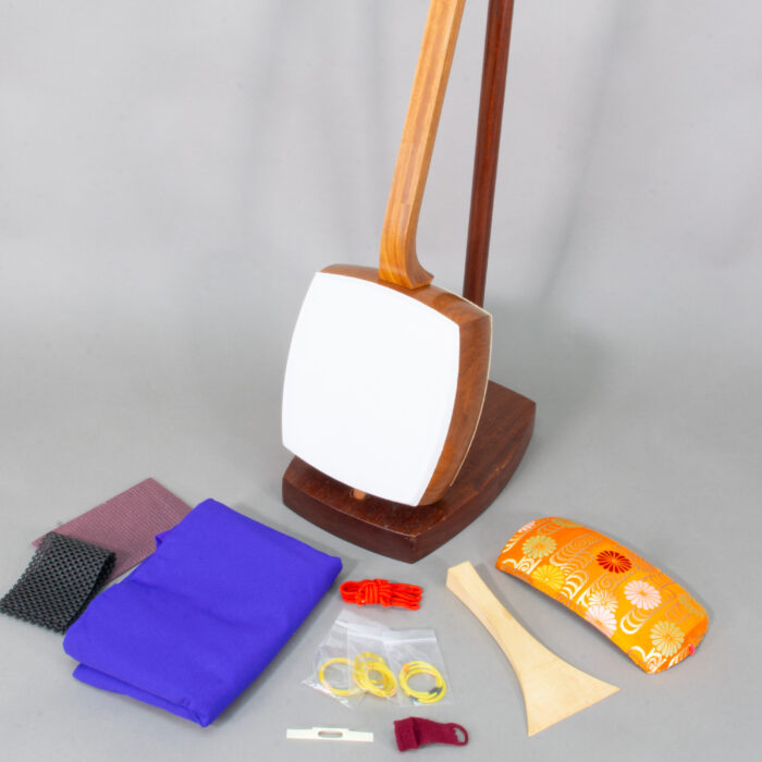 SH-0268 Nagauta Shamisen (Oak wood - complete set) - Image 3