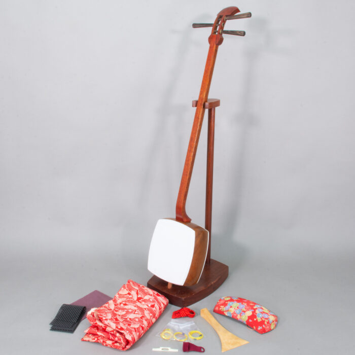 SH-0276 Nagauta Shamisen (Karin wood - complete set)