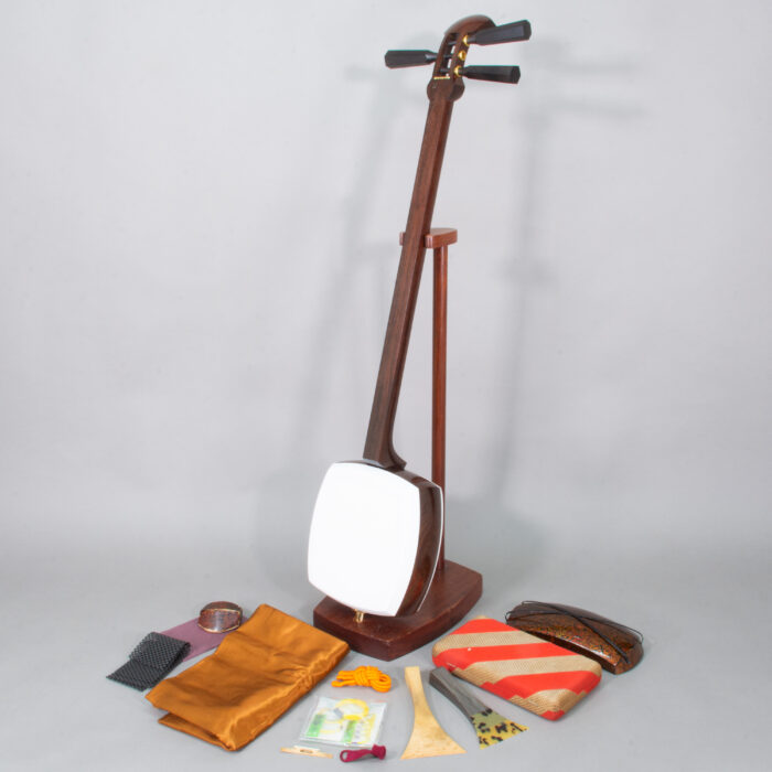 SH-0264 Tsugaru Shamisen (Kouki wood - deluxe set)