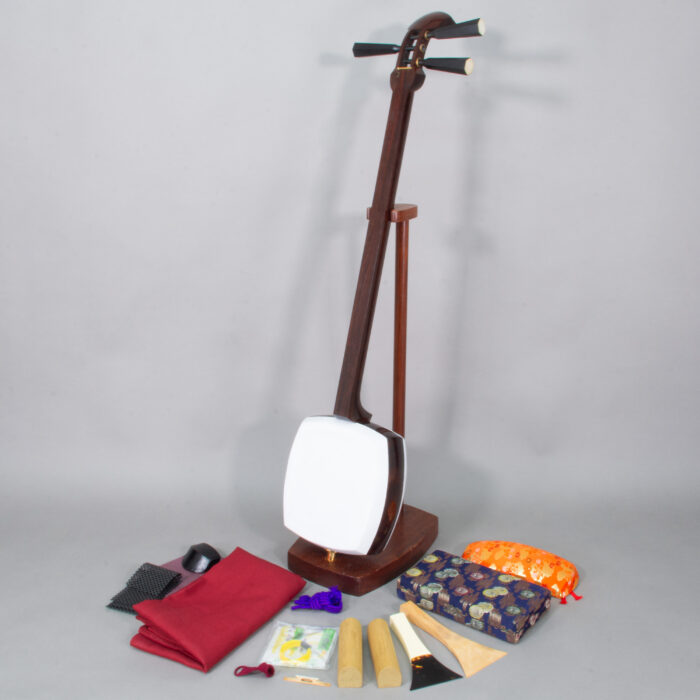 SH-0266 Tsugaru Shamisen (Kouki wood - deluxe set)